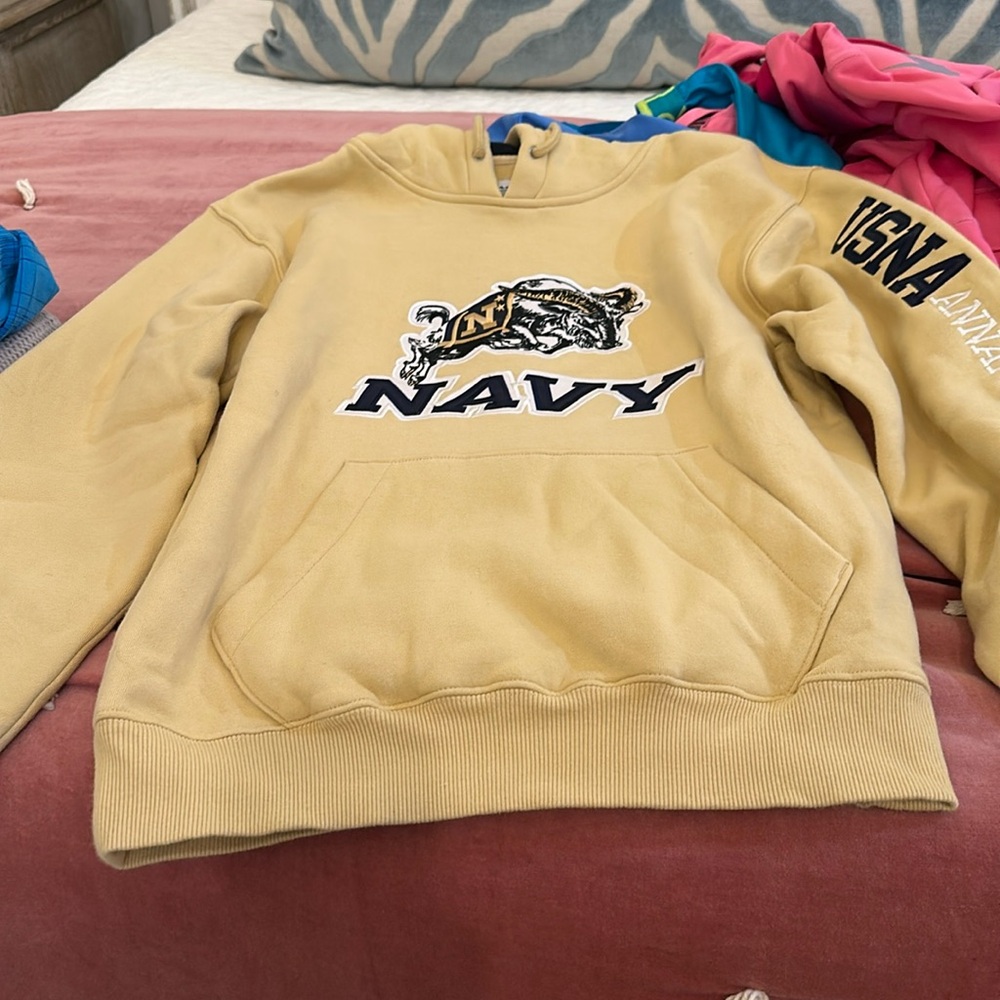 Women’s small Naval academy hooded sweatshirt